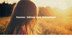 Desktop Screenshot of kaoxee.com